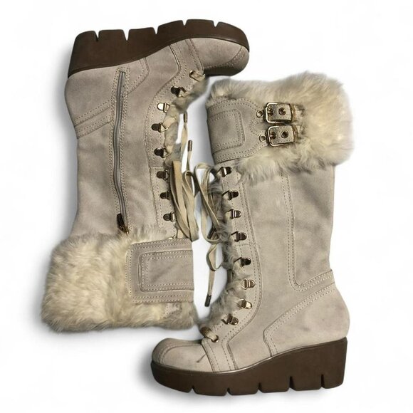 Aldo Fur Snow Boots - Picture 2 of 7